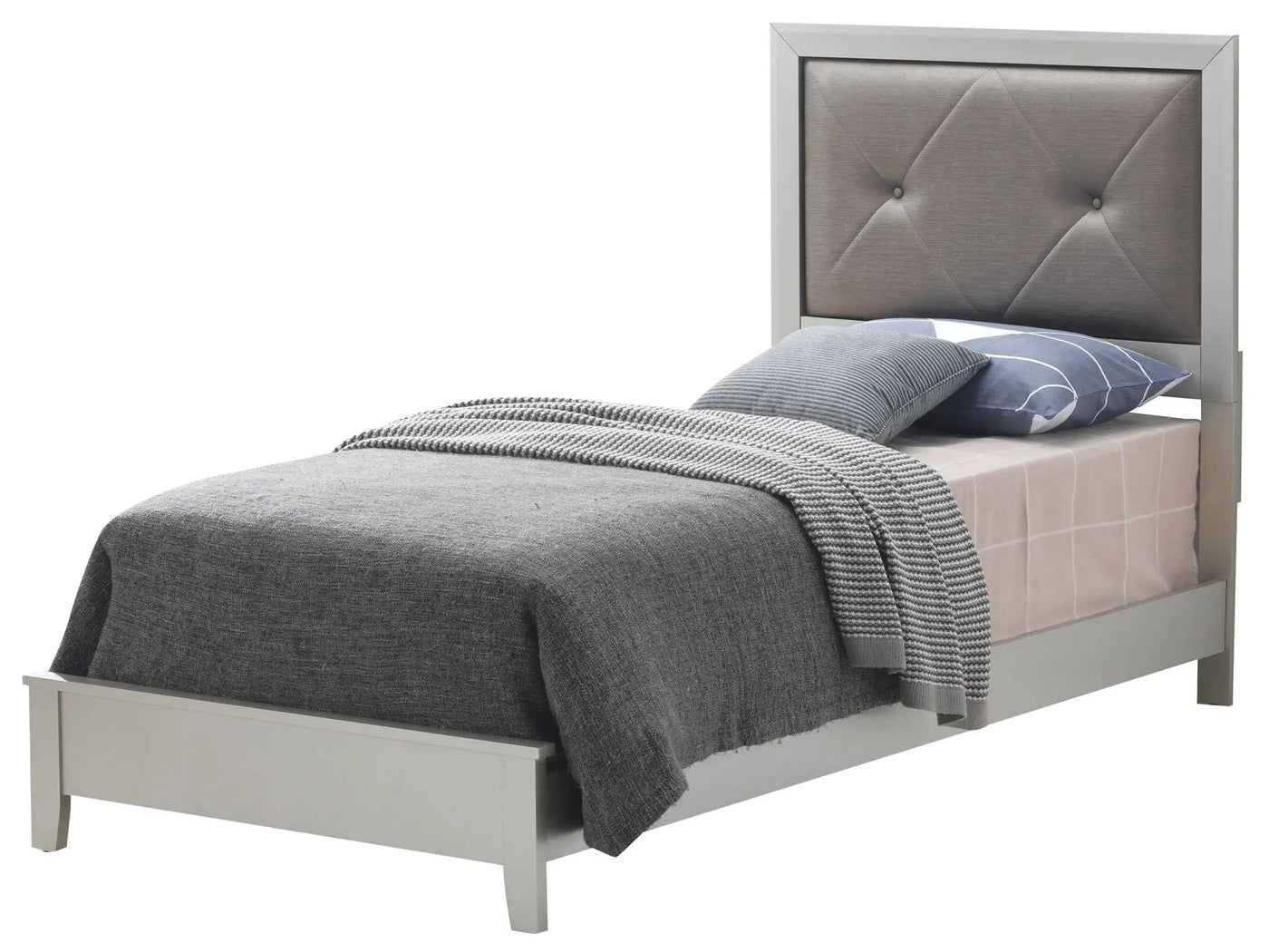 Padded Headboard Bed by HouseOfZazla