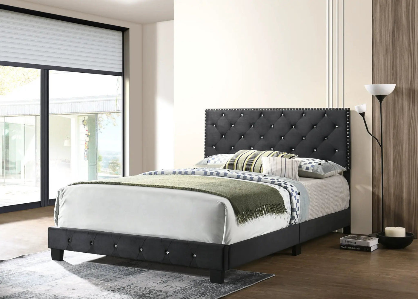 Luxurious Upholstered Bed by HouseOfZazla