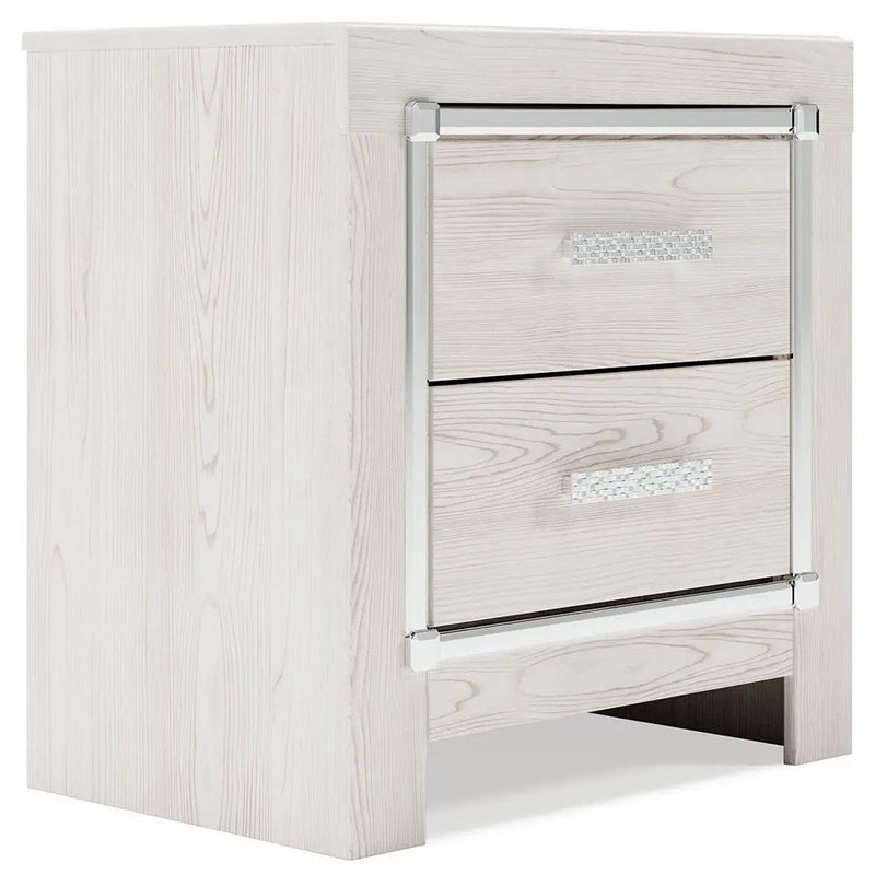 Altyra - Two Drawer Night Stand - White by Unique Piece Furniture