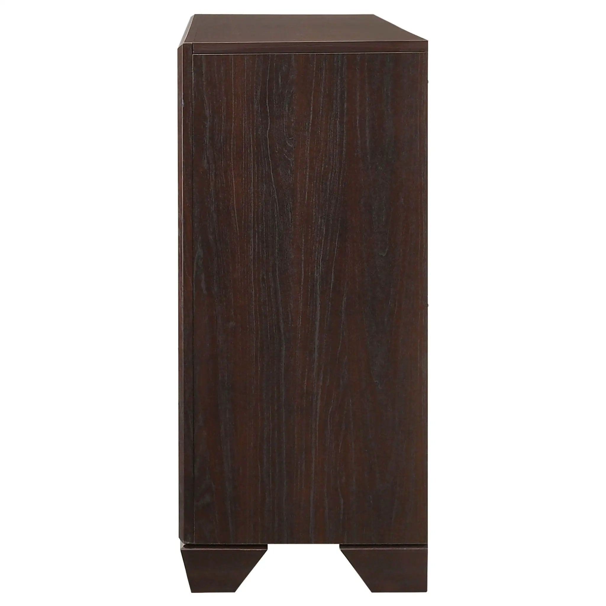 Kauffman 6-drawer Dresser Dark Cocoa by Unique Piece Furniture