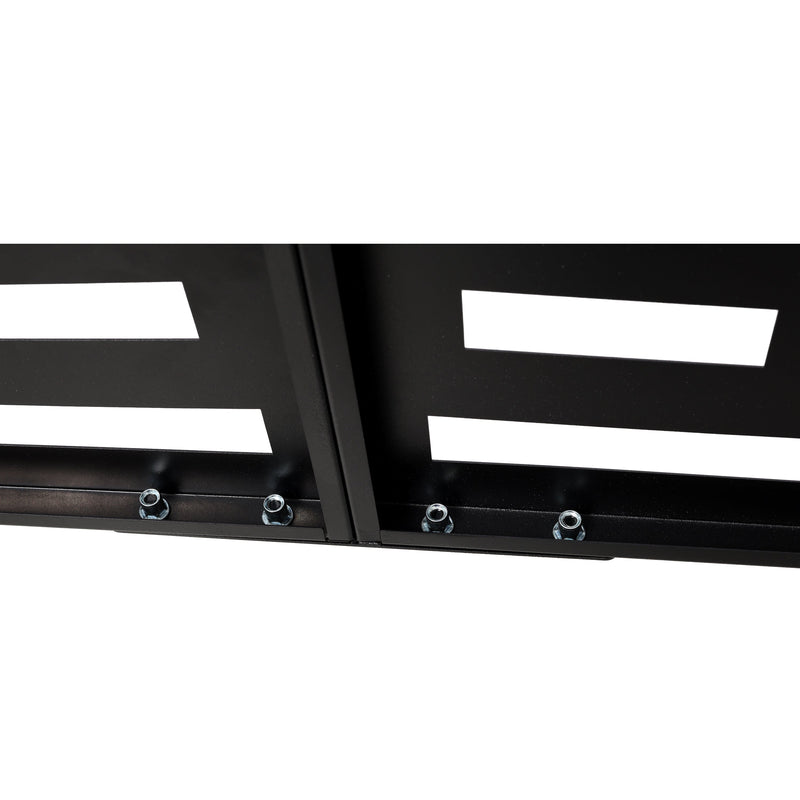4x2 Ft Metal Air Conditioner Fence with Planter Boxes by HouseOfZazla