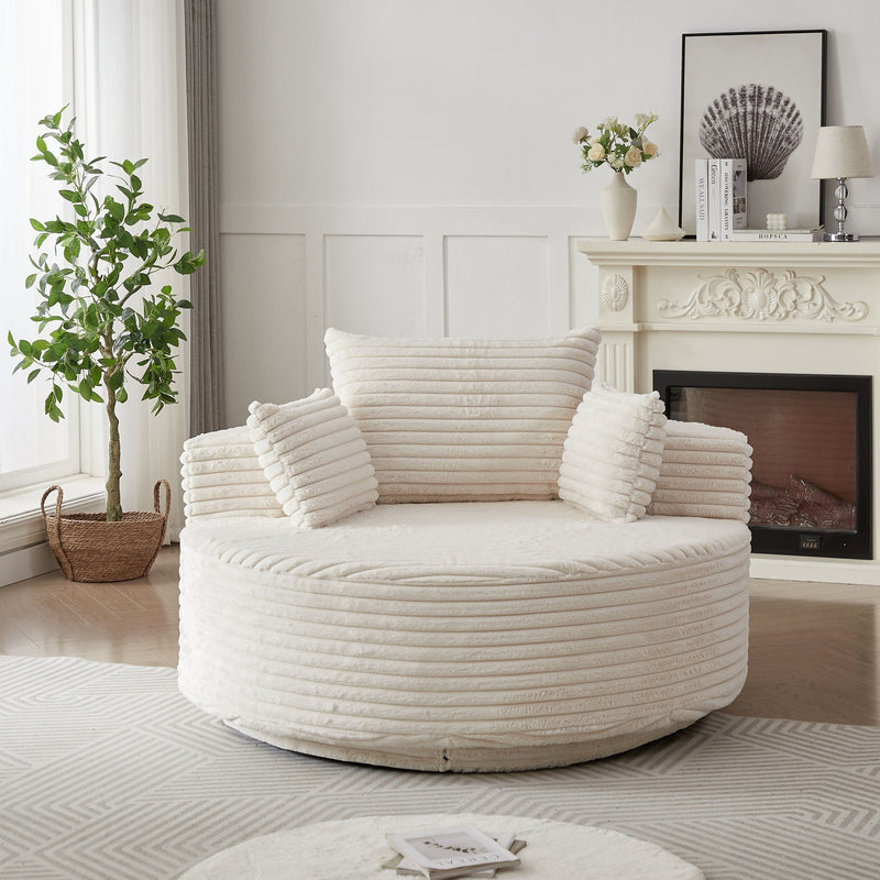 Swivel Chair With 360° Rotation For Living Room by HouseOfZazla