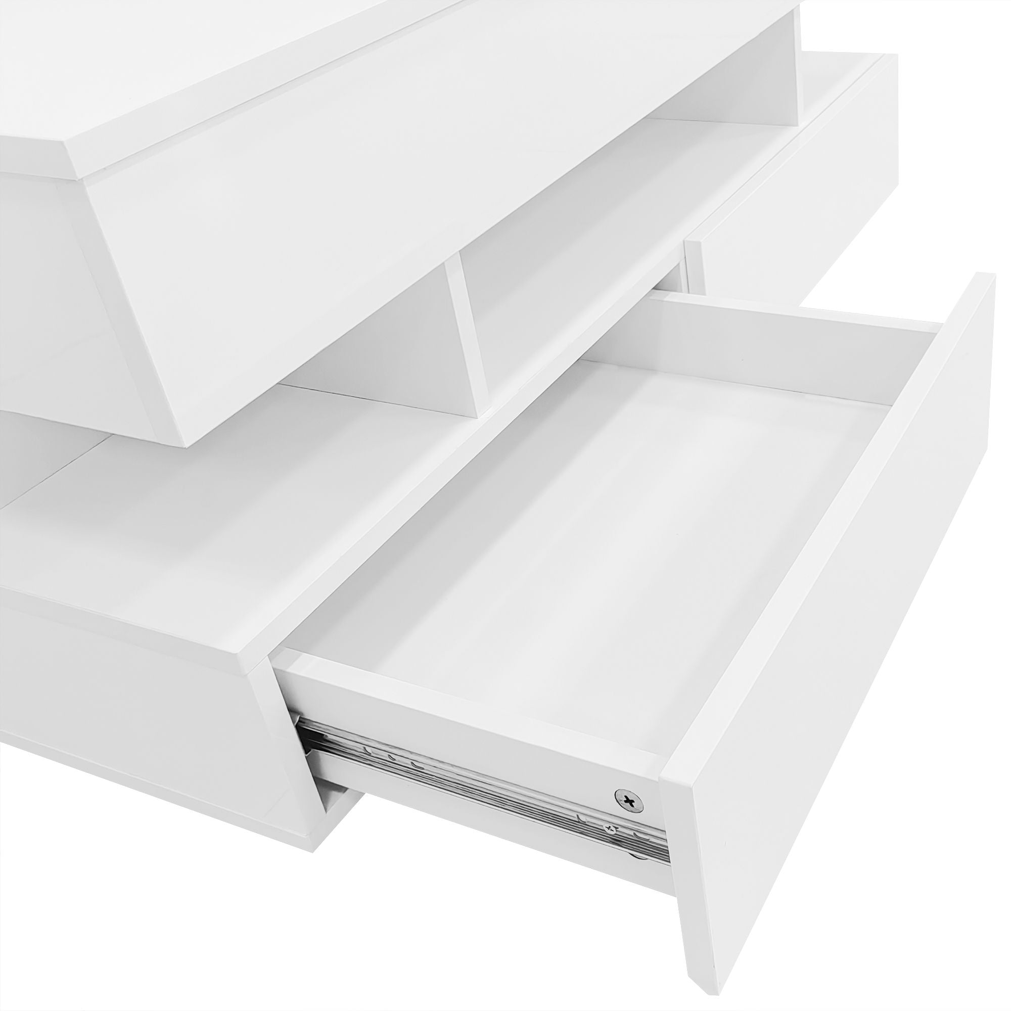 Multi Functional Lift Top Coffee Table With 2 Drawers by HouseOfZazla