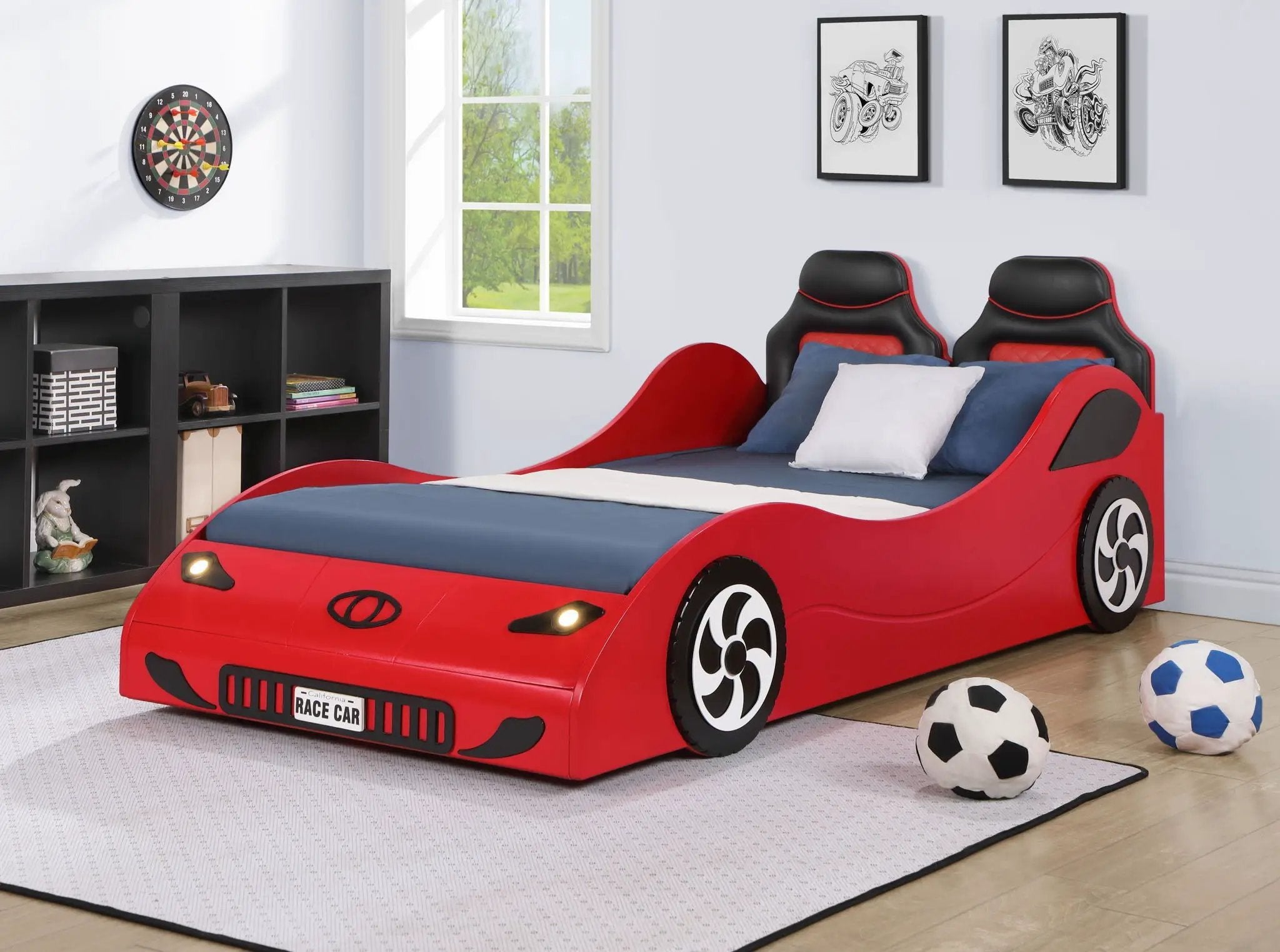 Colen - Twin Car Bed With LED by Unique Piece Furniture