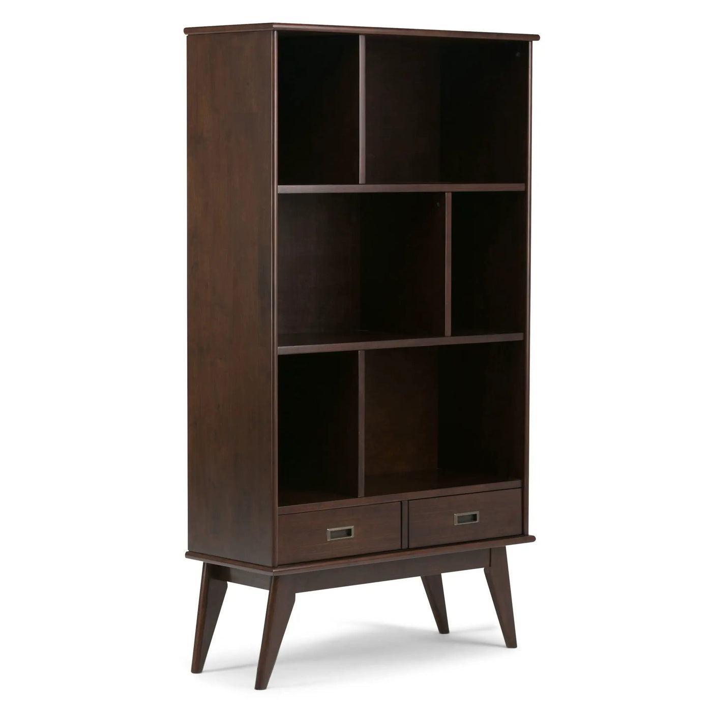 Draper - Mid Century Wide Bookcase And Storage Unit by Unique Piece Furniture