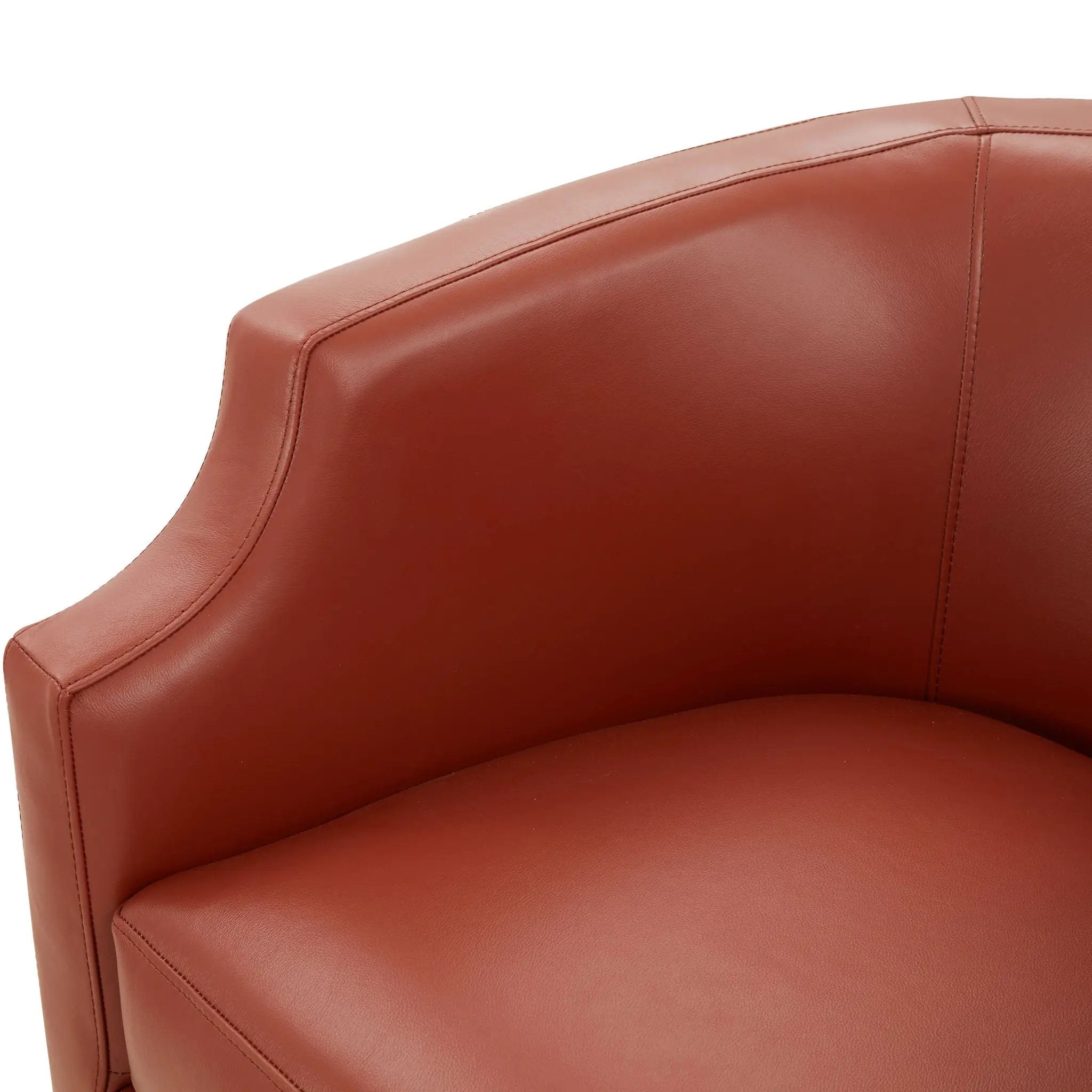 Emmett - Swivel Glider Barrel Chair With Clip Arm Design by HouseOfZazla