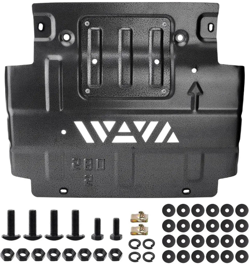 Racewill Lower Front Splash Shield Black Engine Splash Guard FL3Z-5D032-D Compatible with 2018-2022 Ford F-150 (Replacement for Vehicles with Factory- by Selzalot