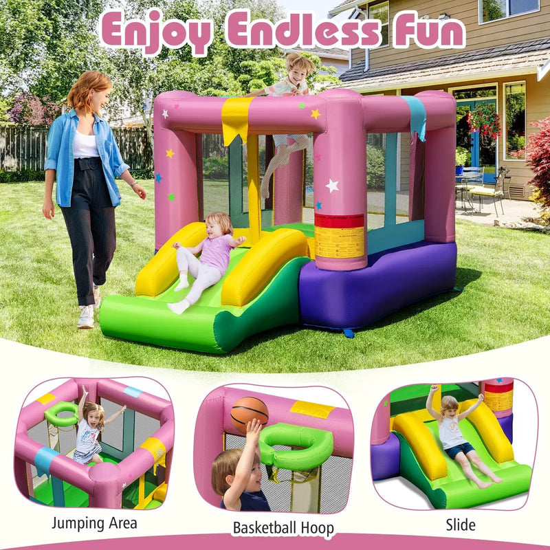 Bouncy Castle with Jumping Area and 520W Blower by DirectDeals