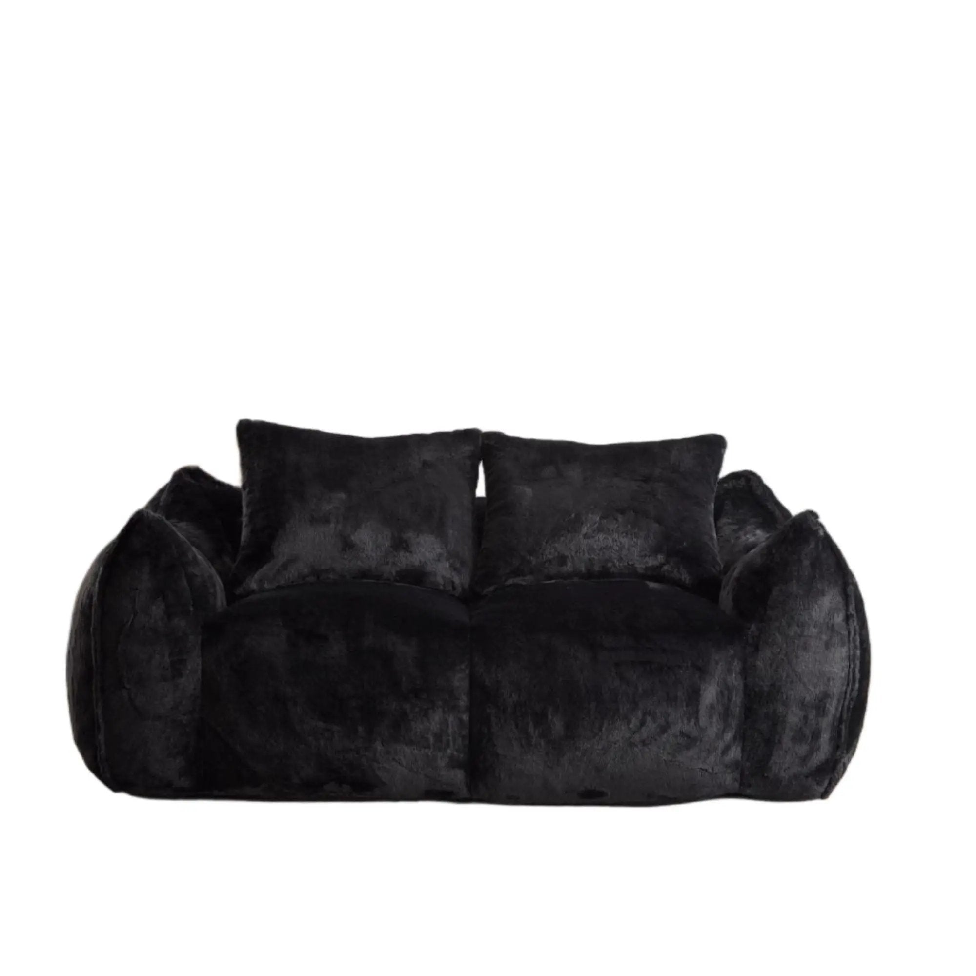 Giant Bean Bag Couch, Ultra Soft Fluffy Loveseat For Living Room by Unique Piece Furniture