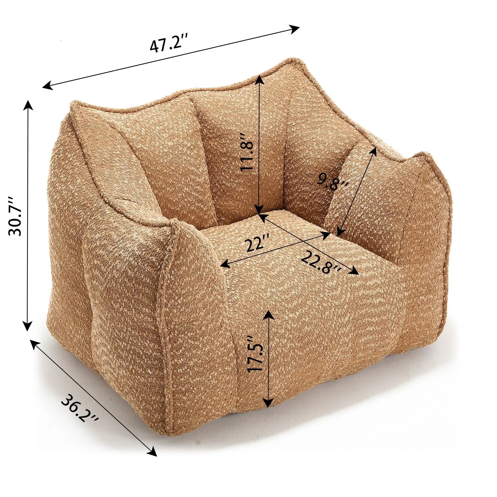 Comfortable Sofa Chairs With Highly Resilient Foam For Living Rooms And Bedrooms by Unique Piece Furniture