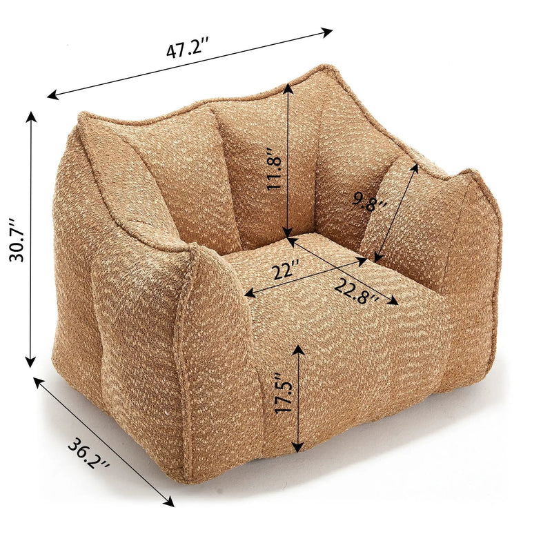 Comfortable Chenille Sofa Chairs With Highly Resilient Foam by HouseOfZazla