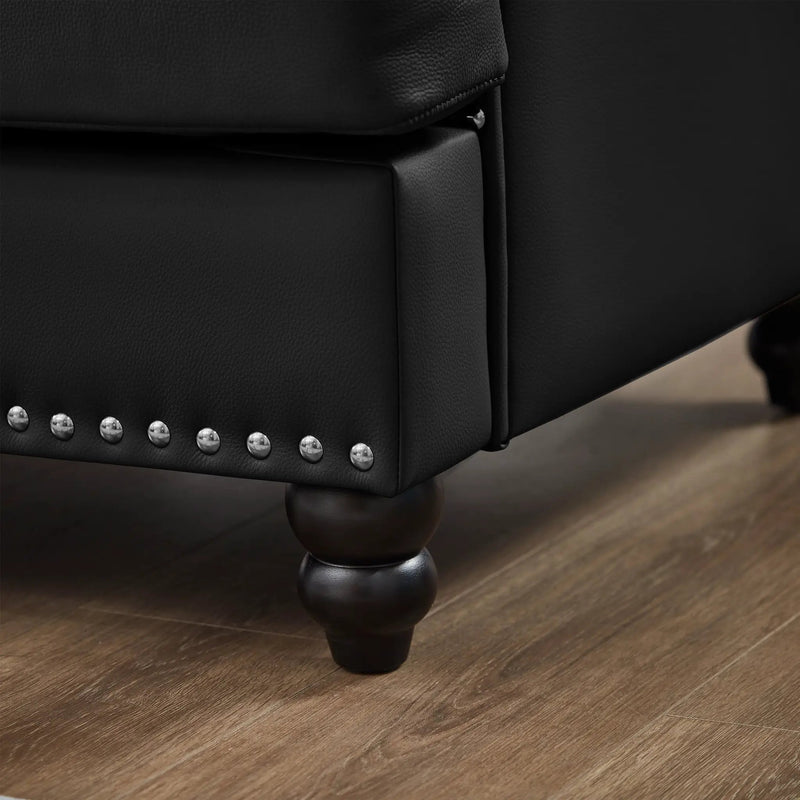 Modern Classic Design Leather Couch Set by HouseOfZazla