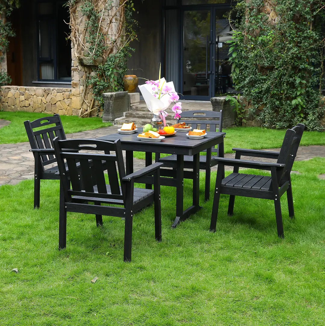 HDPE Outdoor Patio Dining Set by HouseOfZazla