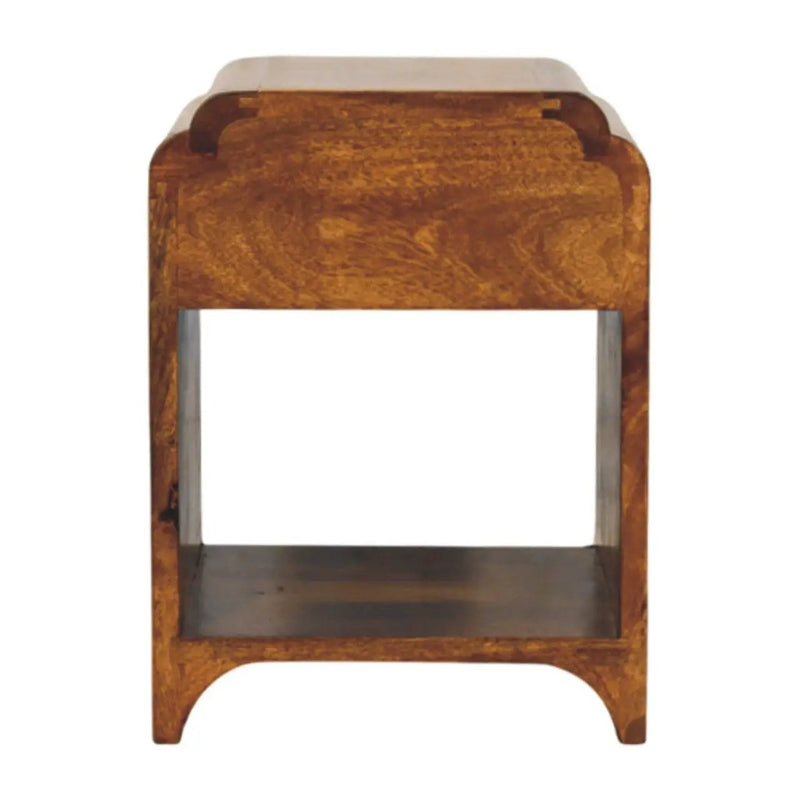 Newton - Nightstand With A Drawer And Open Shelf by HouseOfZazla