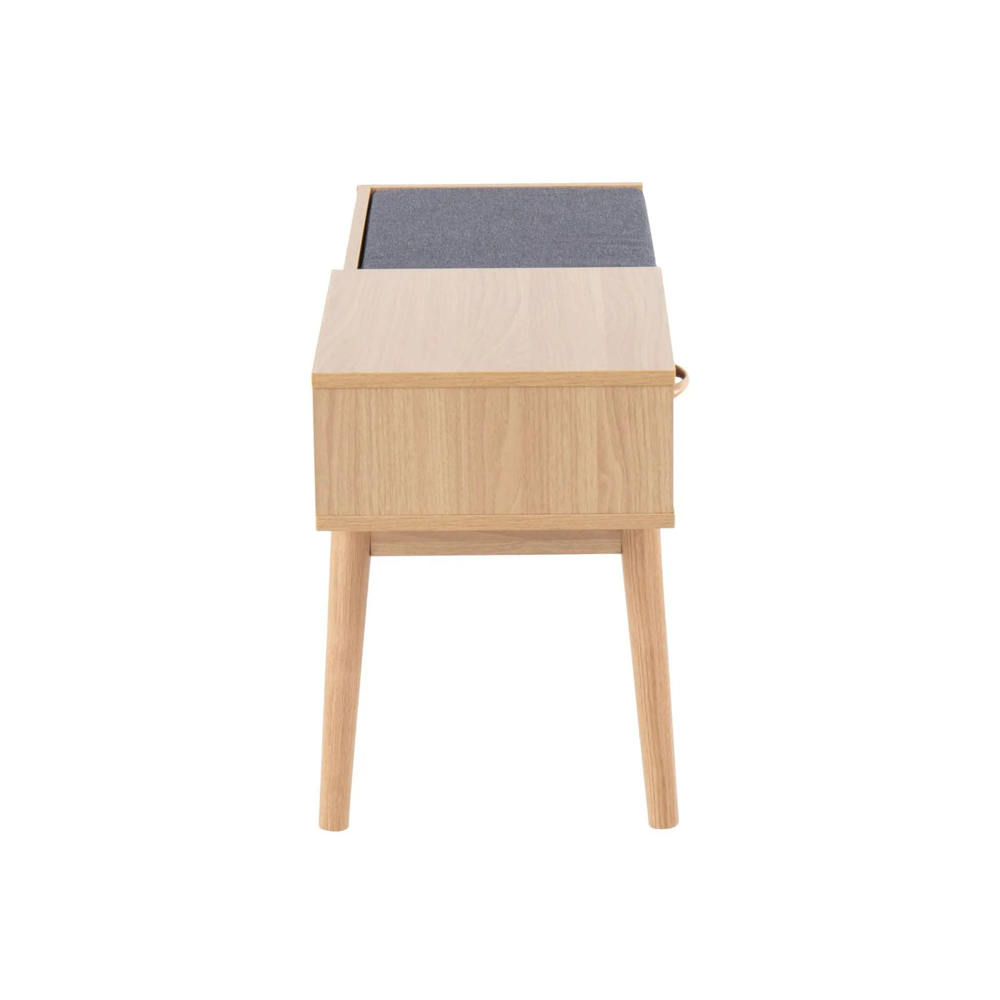 Telephone Contemporary Bench With Pull Out Drawer by HouseOfZazla