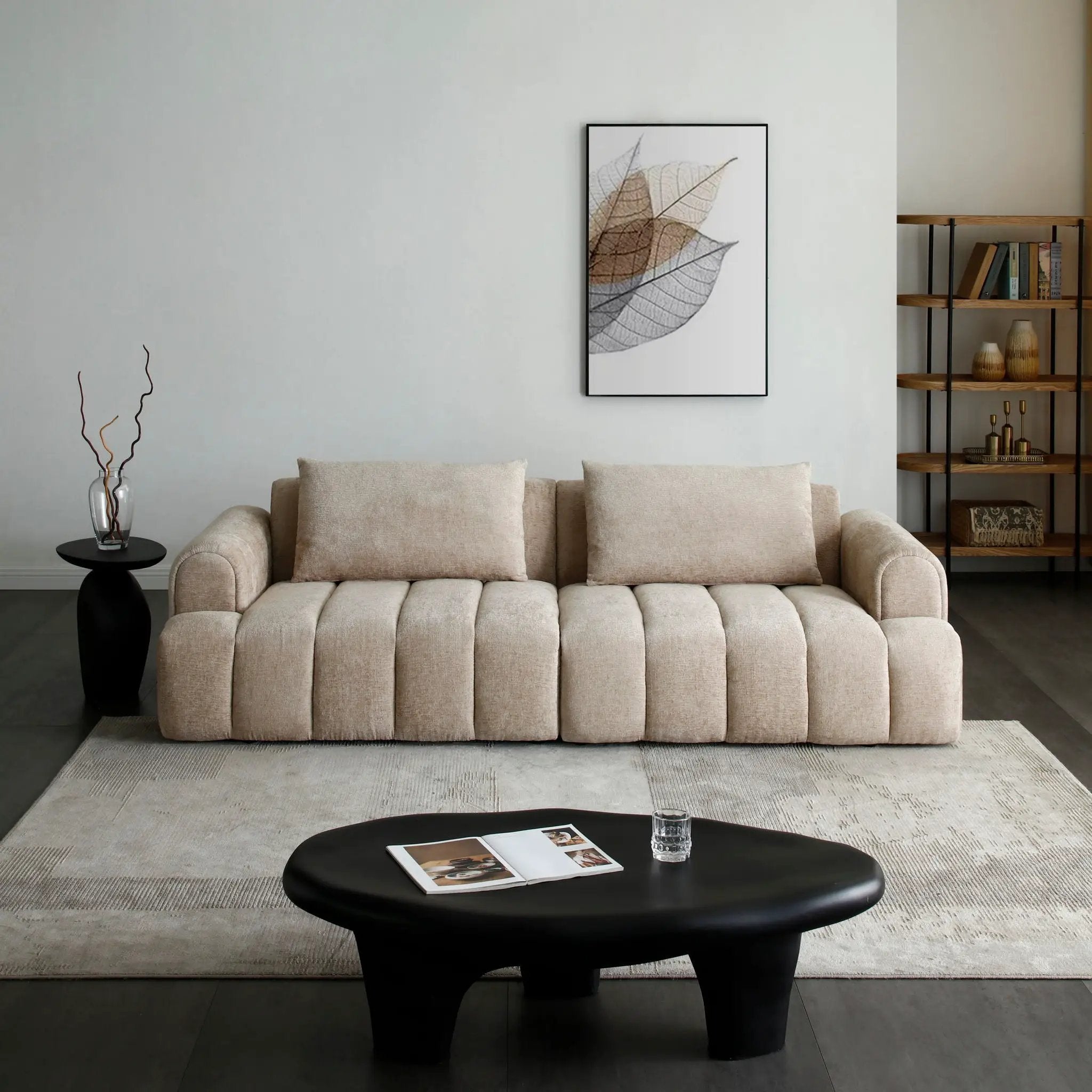 4 Seater Sectional Sofa For Living Room Spaces - Camel by HouseOfZazla