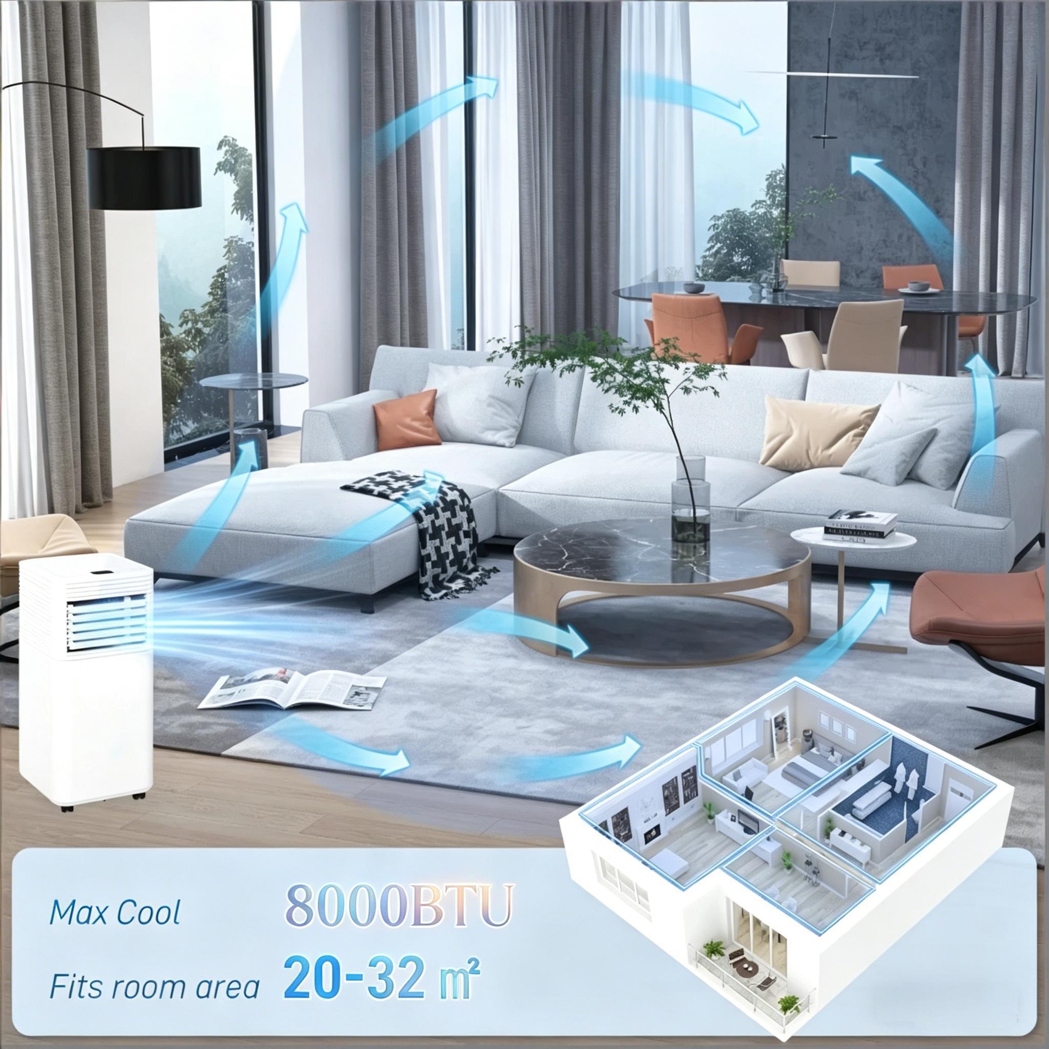 4-in-1 Versatile Mobile Air Conditioner by HouseOfZazla