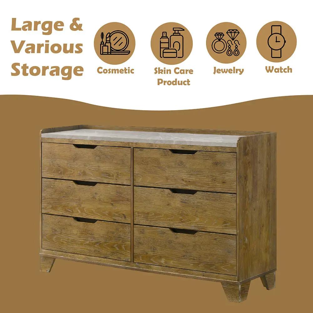 Garcia - Dresser - Light Brown by Unique Piece Furniture