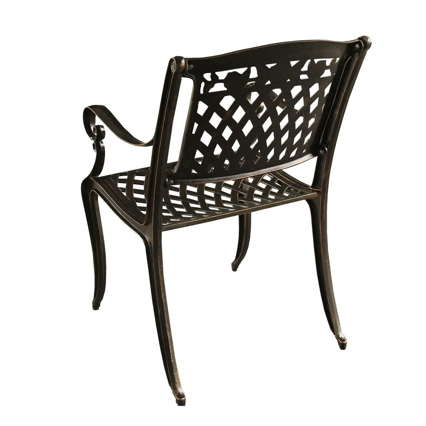 Outdoor Aluminum 9pc Rectangular Patio Dining Set with Eight Chairs by Sharicks
