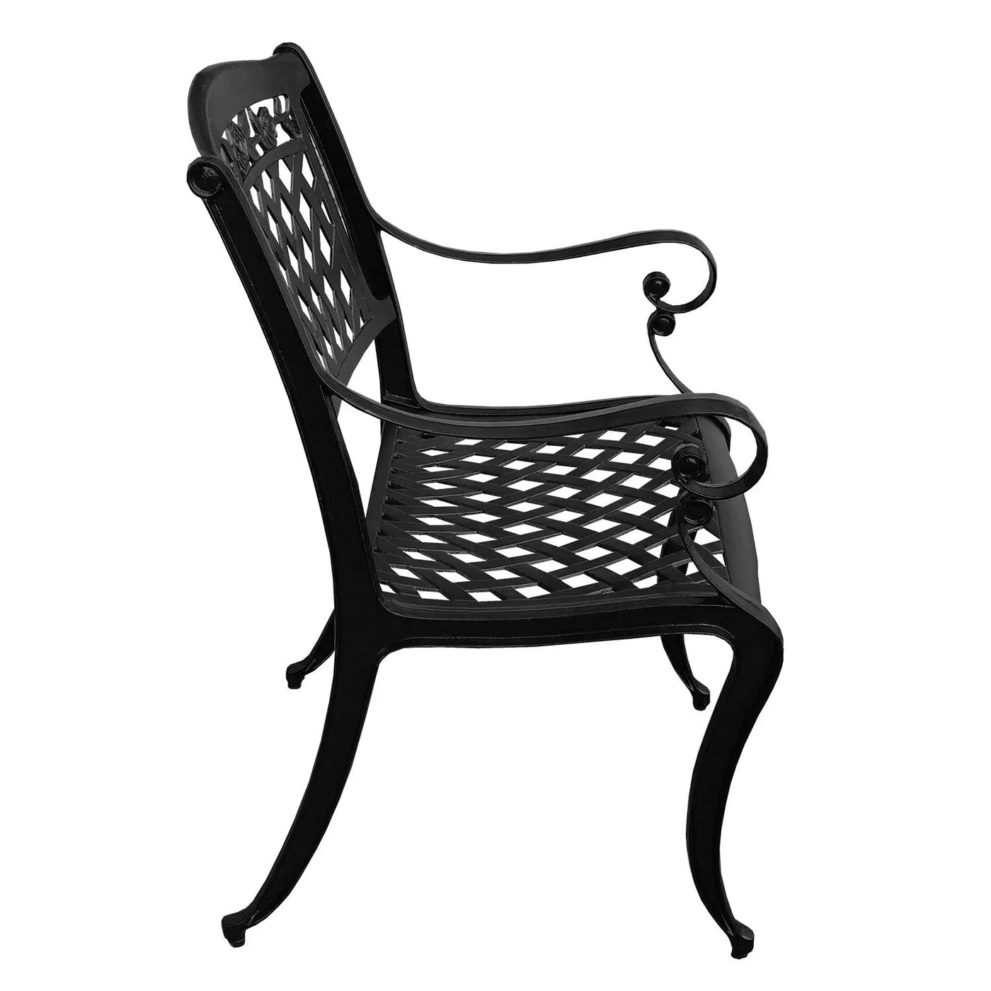 Outdoor Aluminum 9pc Large Oval Patio Dining Set and Eight Chairs by Sharicks