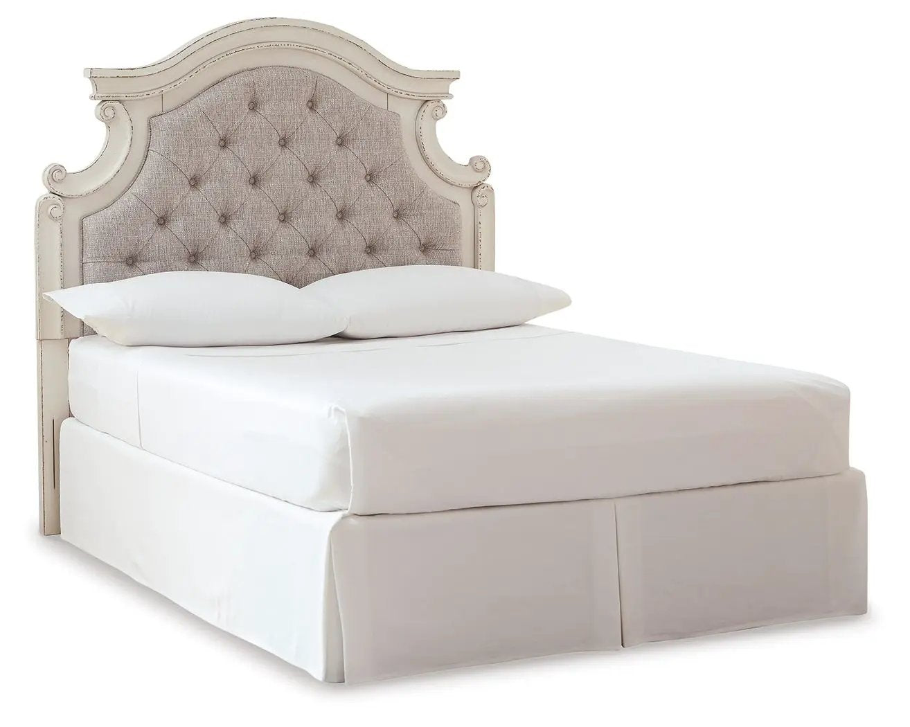 Realyn - Full UPH Panel Headboard - Chipped White by Unique Piece Furniture