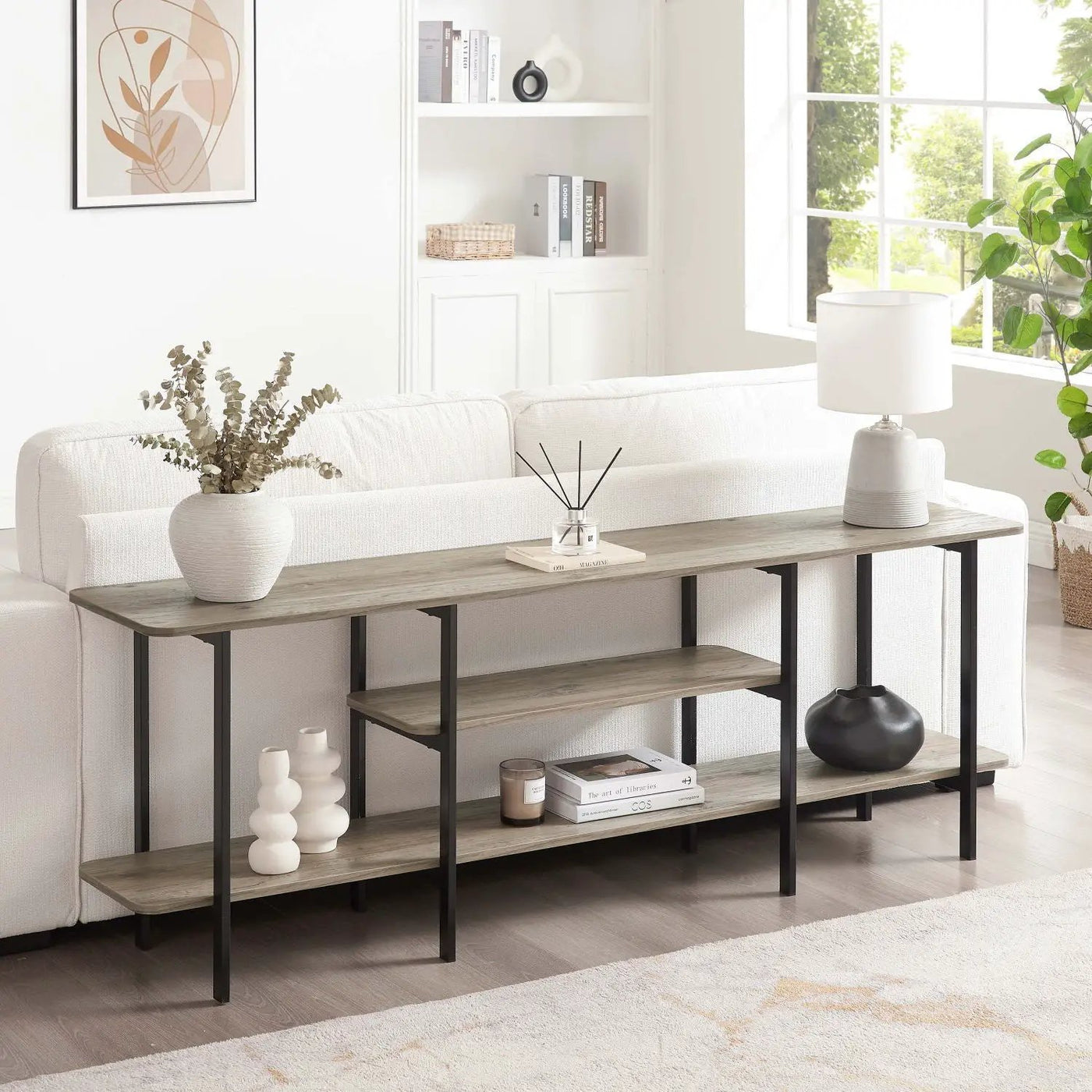 Celine - 3 Shelf Console Table by HouseOfZazla
