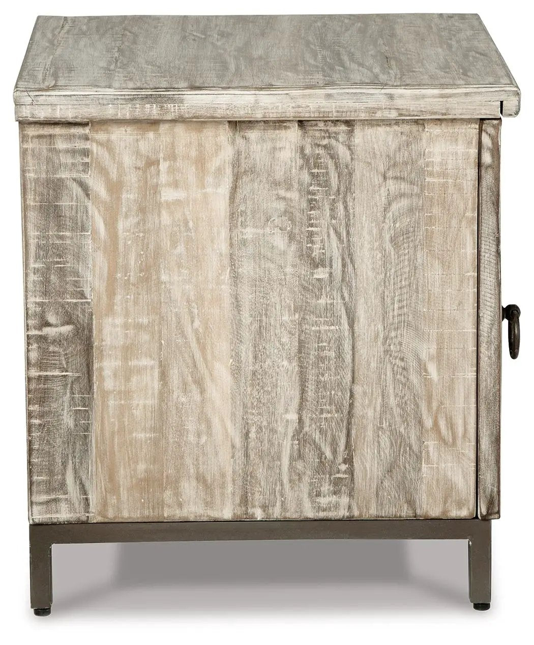 Laddford - Accent Cabinet - Shelf - Whitewash by Unique Piece Furniture