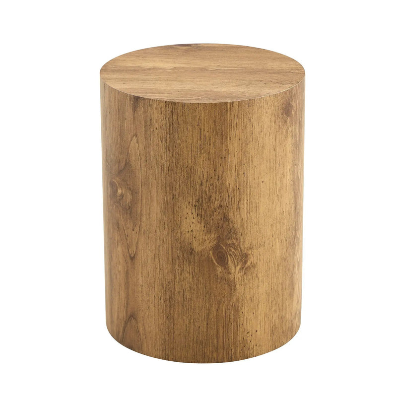 Cylindrical End Coffee Table, Living Room Furniture - Wood by Unique Piece Furniture