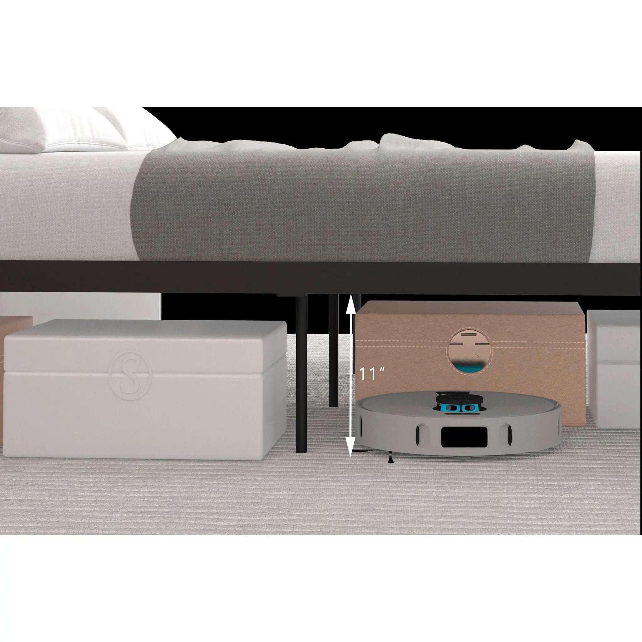 Ceres - Metal Bed With Wood Headboard & Footboard by HouseOfZazla