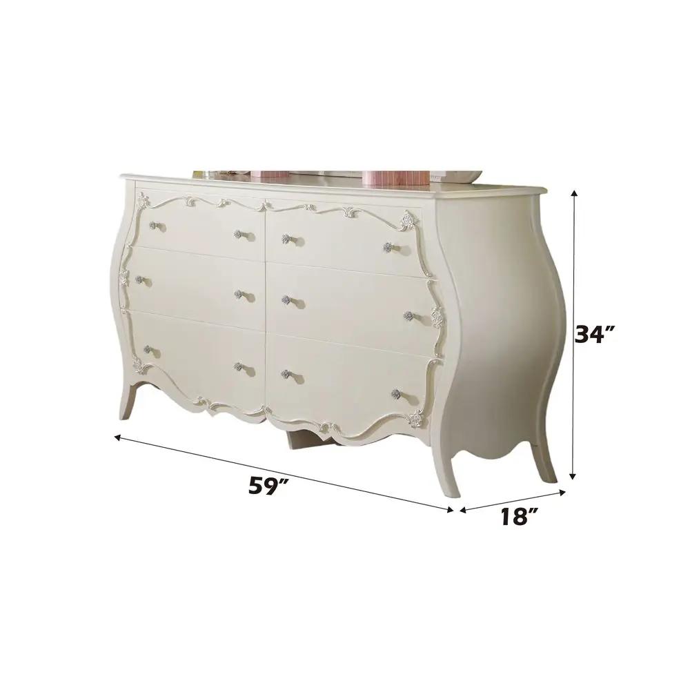 Edalene - Dresser - Pearl White by Unique Piece Furniture