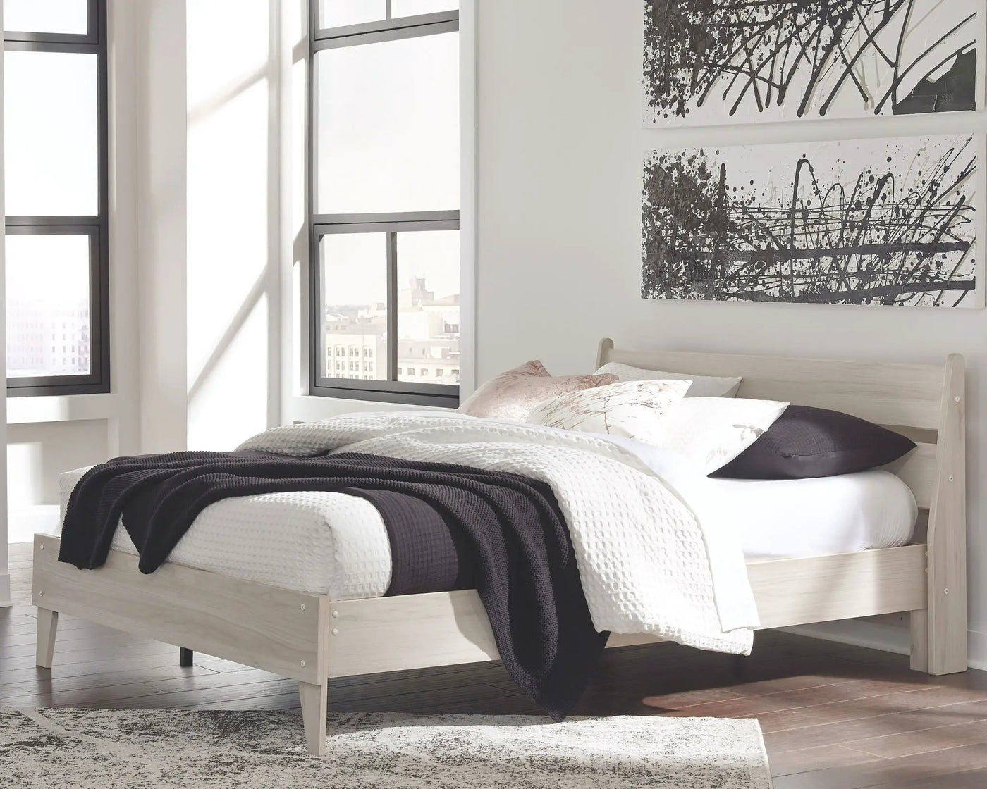 Socalle - Panel Platform Bed by Unique Piece Furniture