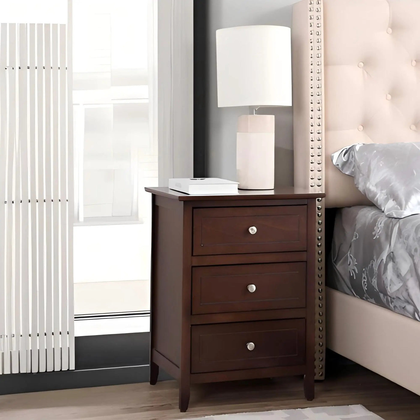Daniel - 3 Drawer Nightstand by HouseOfZazla