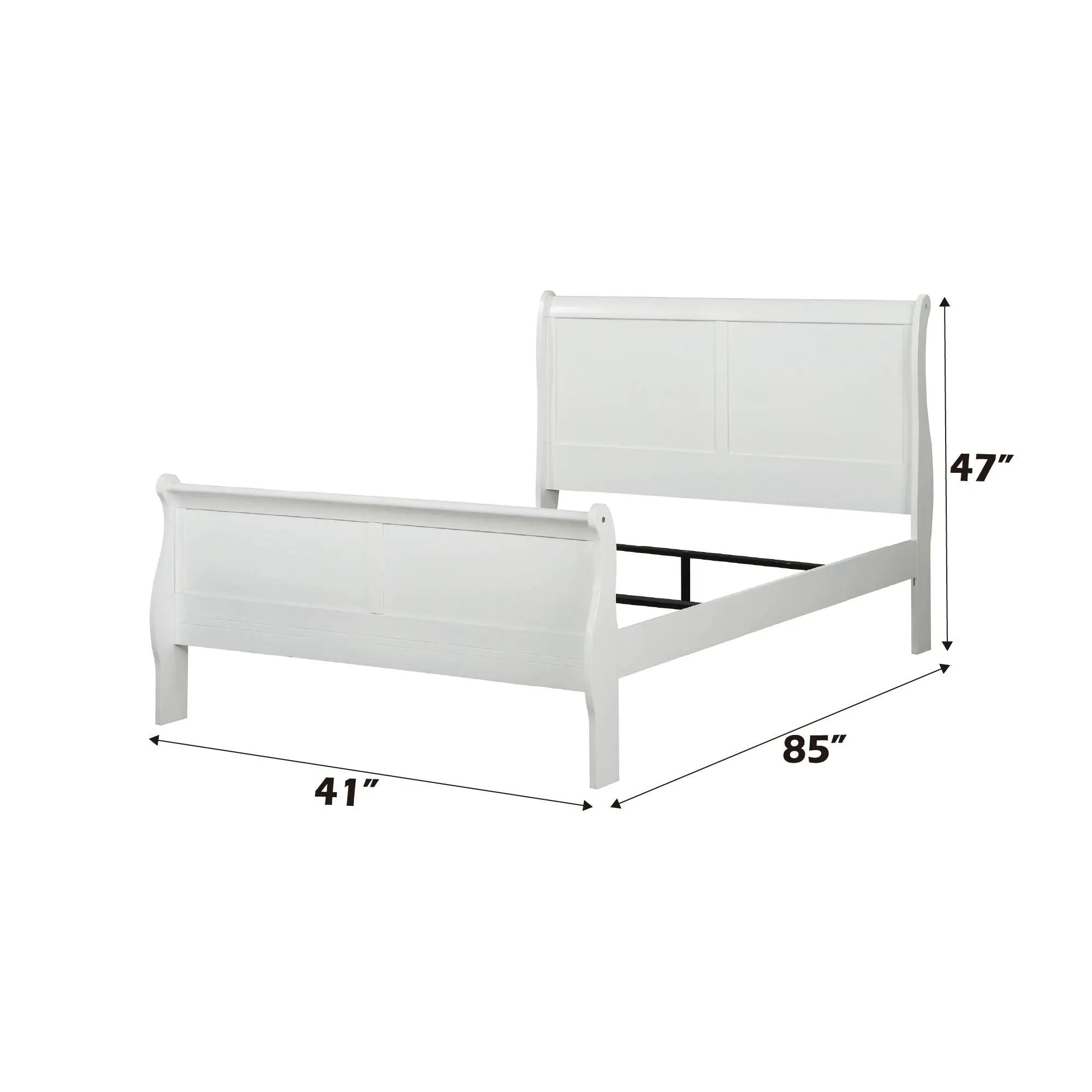 Louis Philippe - Sleigh Style Bed by Unique Piece Furniture