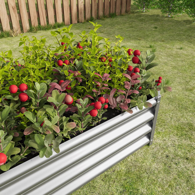 Metal Raised Garden Bed 4x2x1 ft by HouseOfZazla