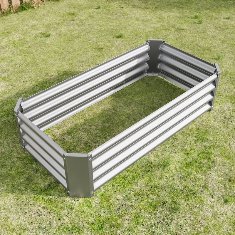 Metal Raised Garden Bed 4x2x1 ft by HouseOfZazla
