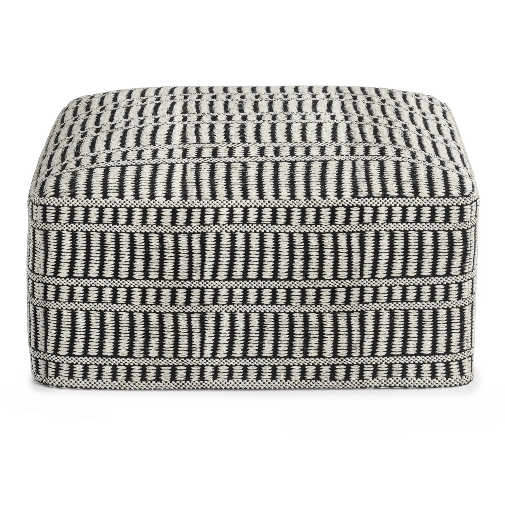 Safford - Square Outdoor / Indoor Pouf by Unique Piece Furniture