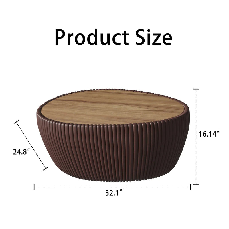 Goose Egg Shaped Coffee Table by HouseOfZazla
