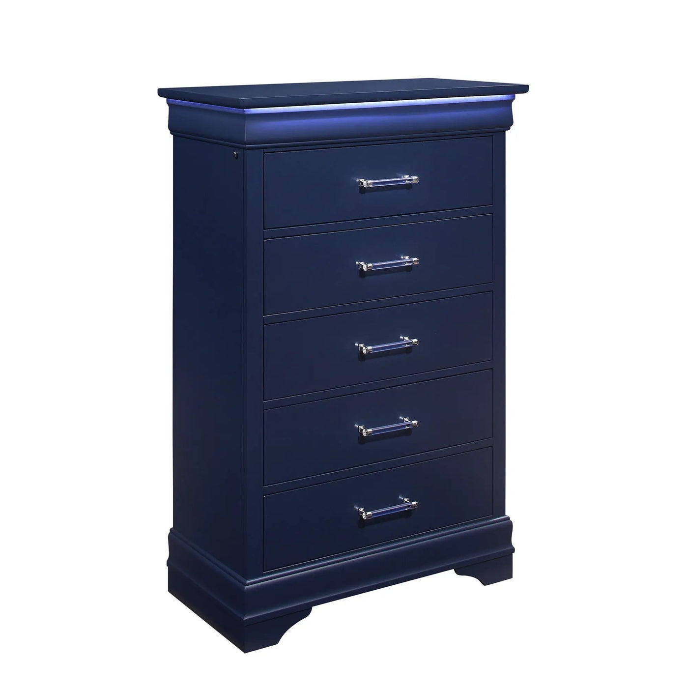 Charlston - 5 Piece Bedroom Set With LED Headboard by Unique Piece Furniture