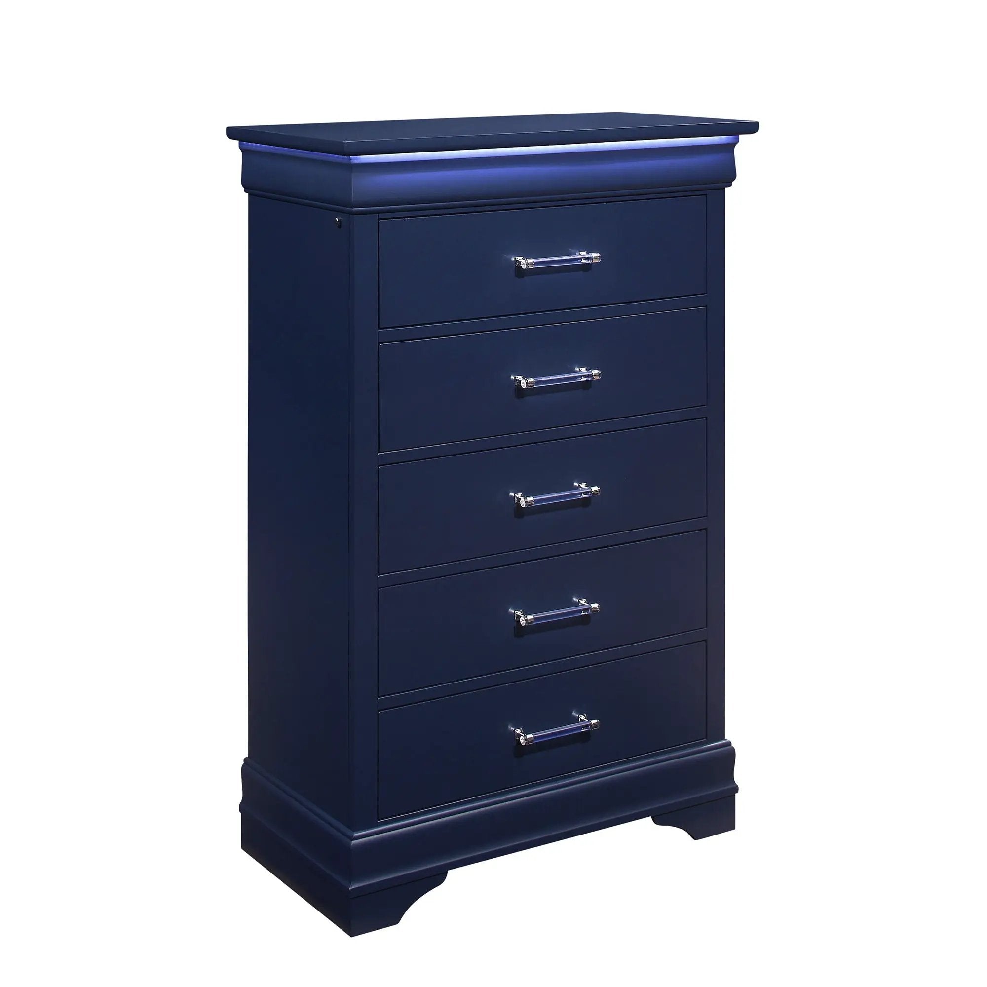 Charlston - 5 Piece Bedroom Set With LED Headboard