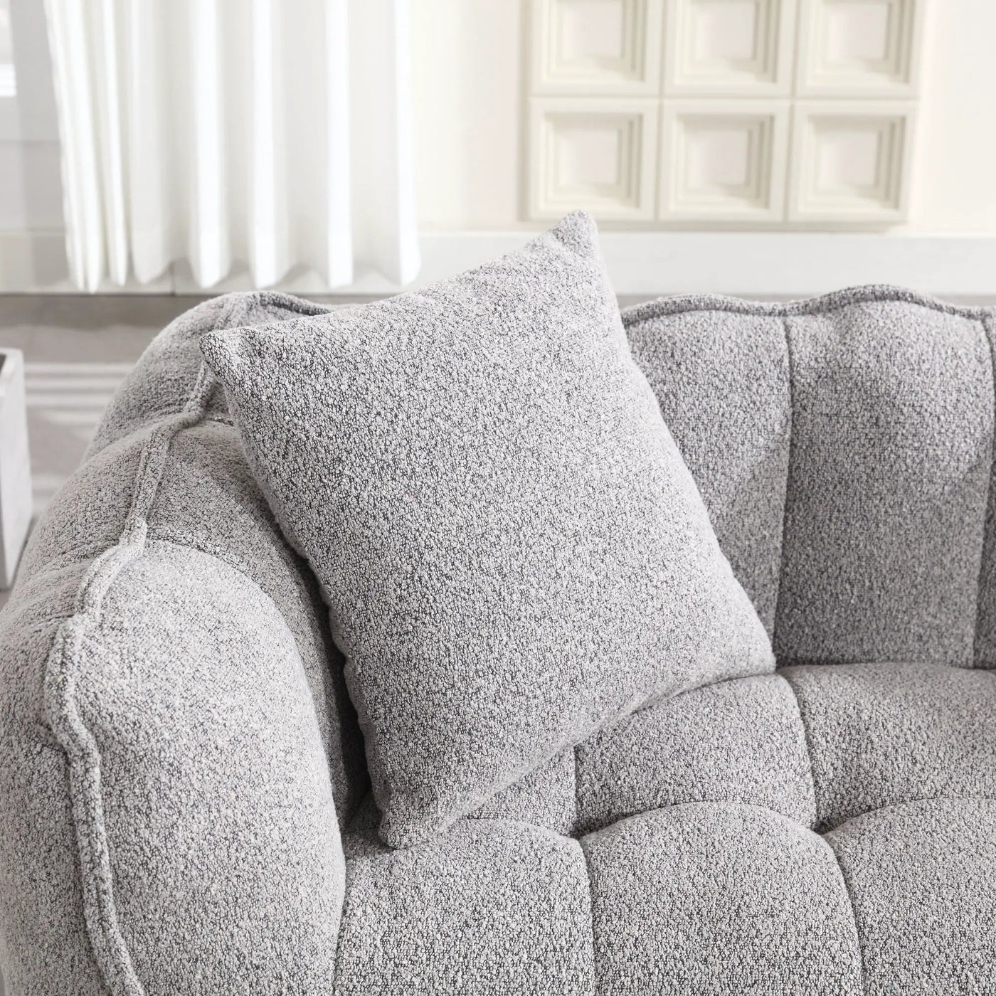 Cozy Beanbag Chair With High Resilience Foam Core For 2 by Unique Piece Furniture