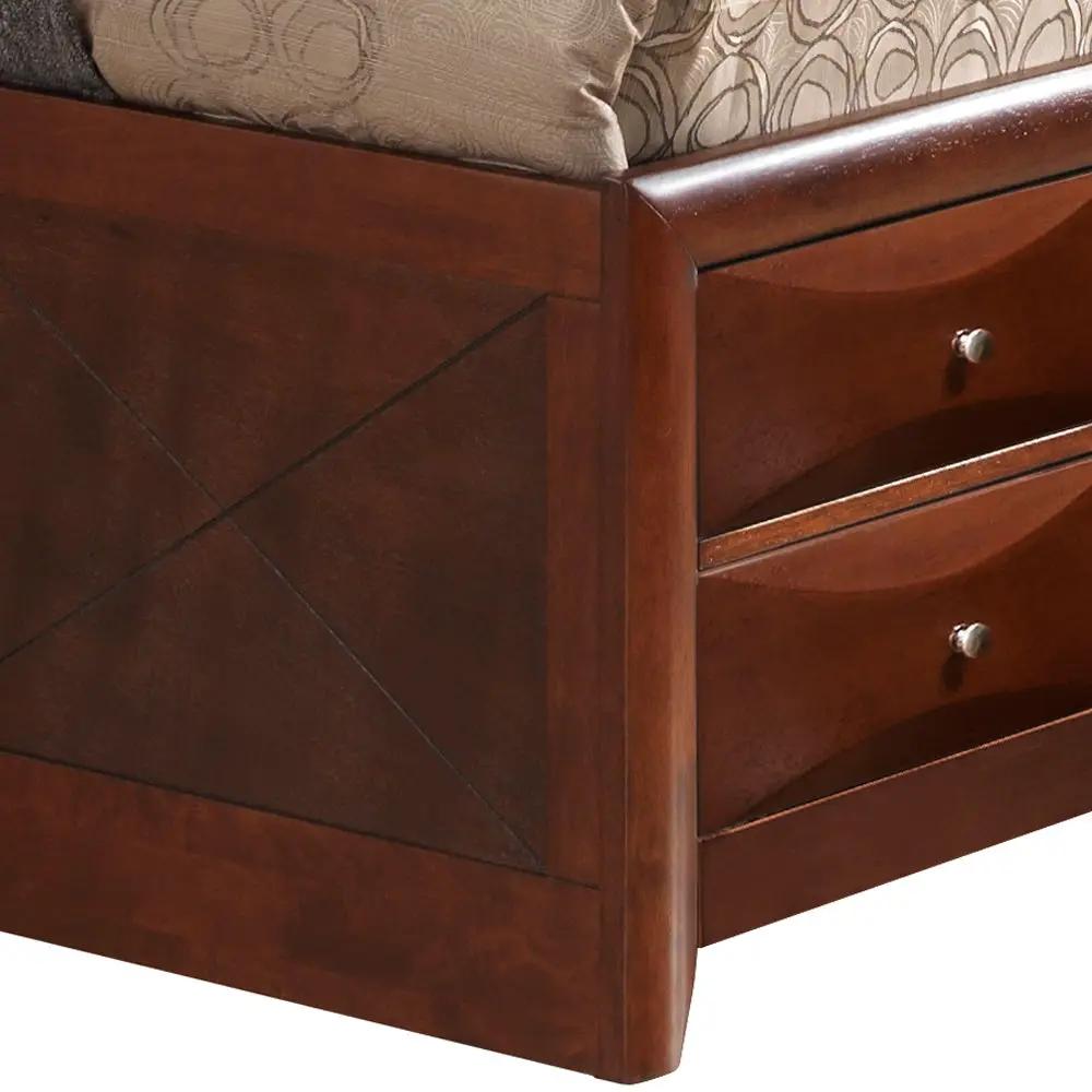 Modern Design Storage Bed With Bookcase Headboard by Unique Piece Furniture
