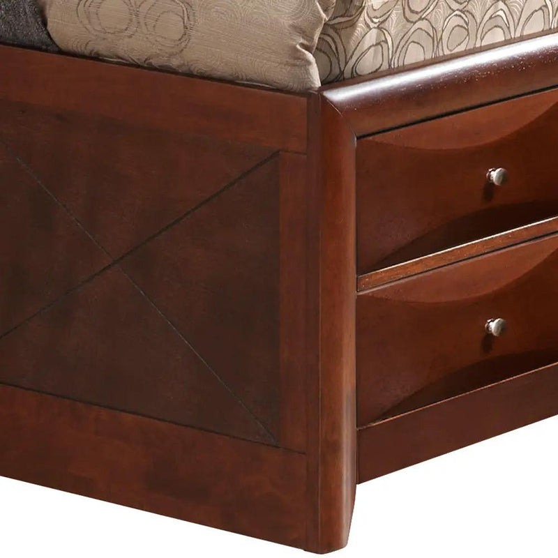 Modern Design Storage Bed With Bookcase Headboard by Unique Piece Furniture