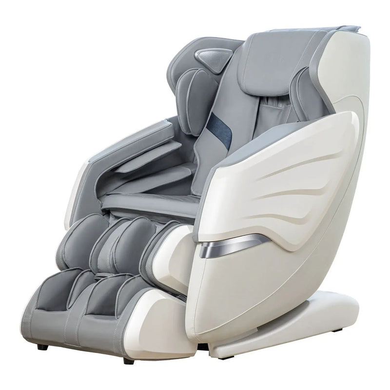 Bosscare - 2023 Brand New Update Gr8686 Massage Chairs With Ai Voice, App Control Sl Track Zero Gravity Full Body Massage Recliner - Gray by HouseOfZazla