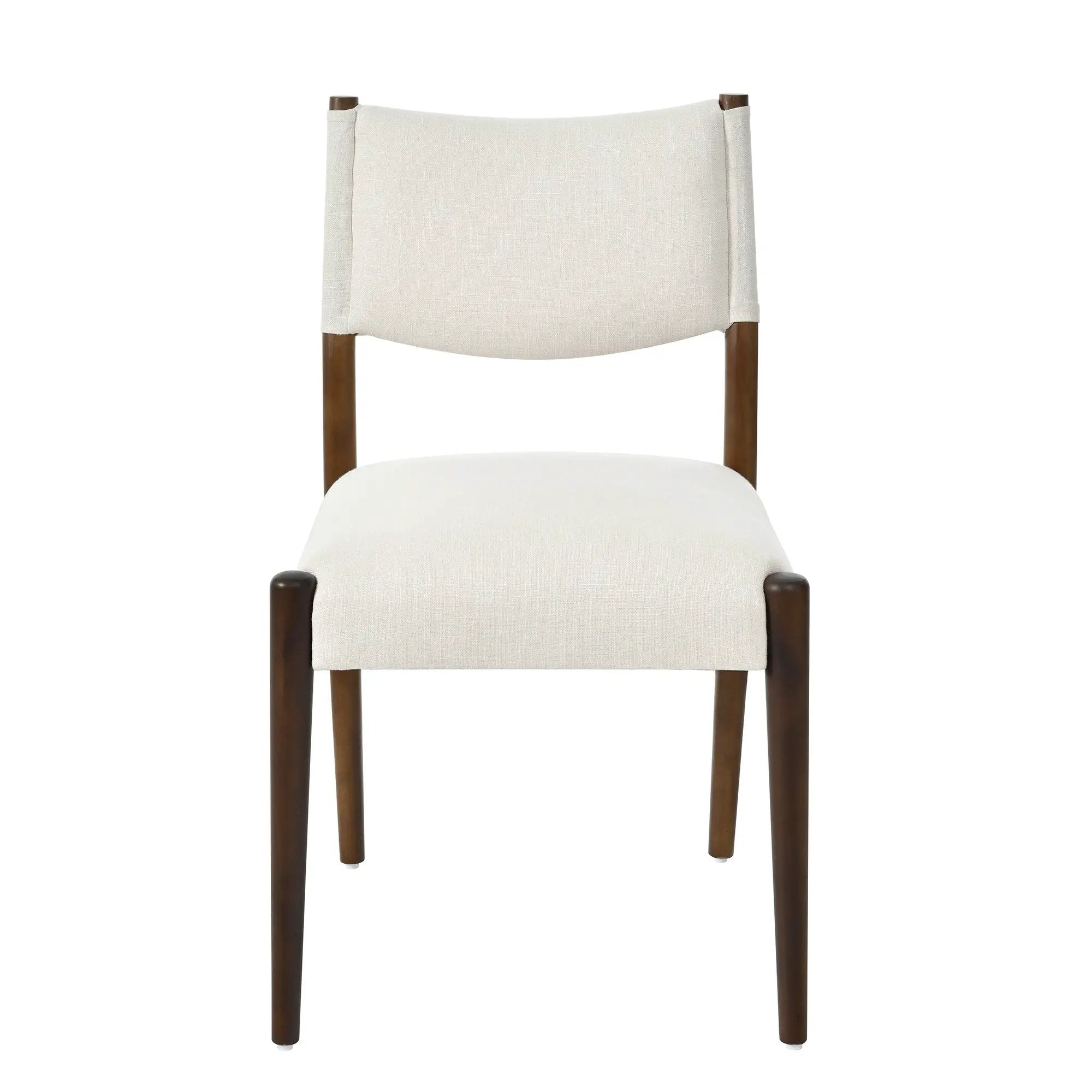 Modern Dining Chair with Thick Seat Cushion and Solid Wood Legs, Set of 2 by HouseOfZazla