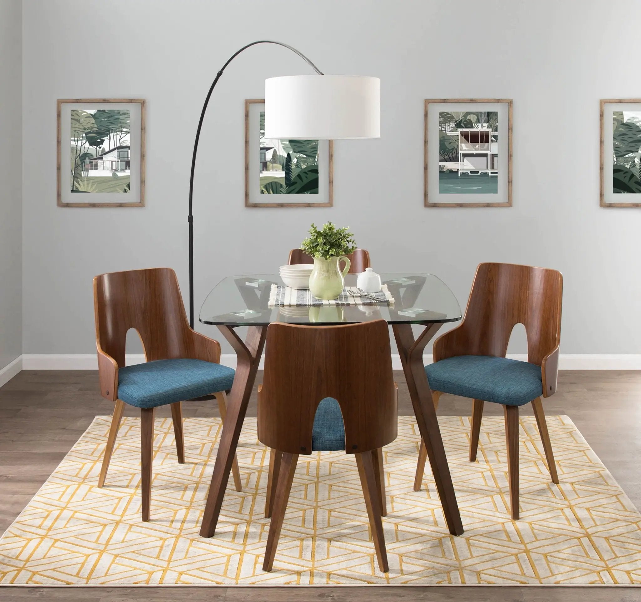 Folia - Mid Century Modern Dinette Table by Unique Piece Furniture