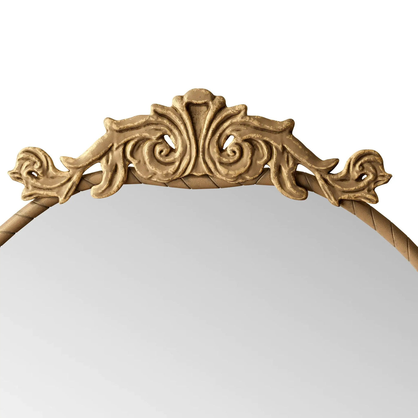 Vintage Arched Full Body Mirror, Wall Mounted For Living Room by HouseOfZazla