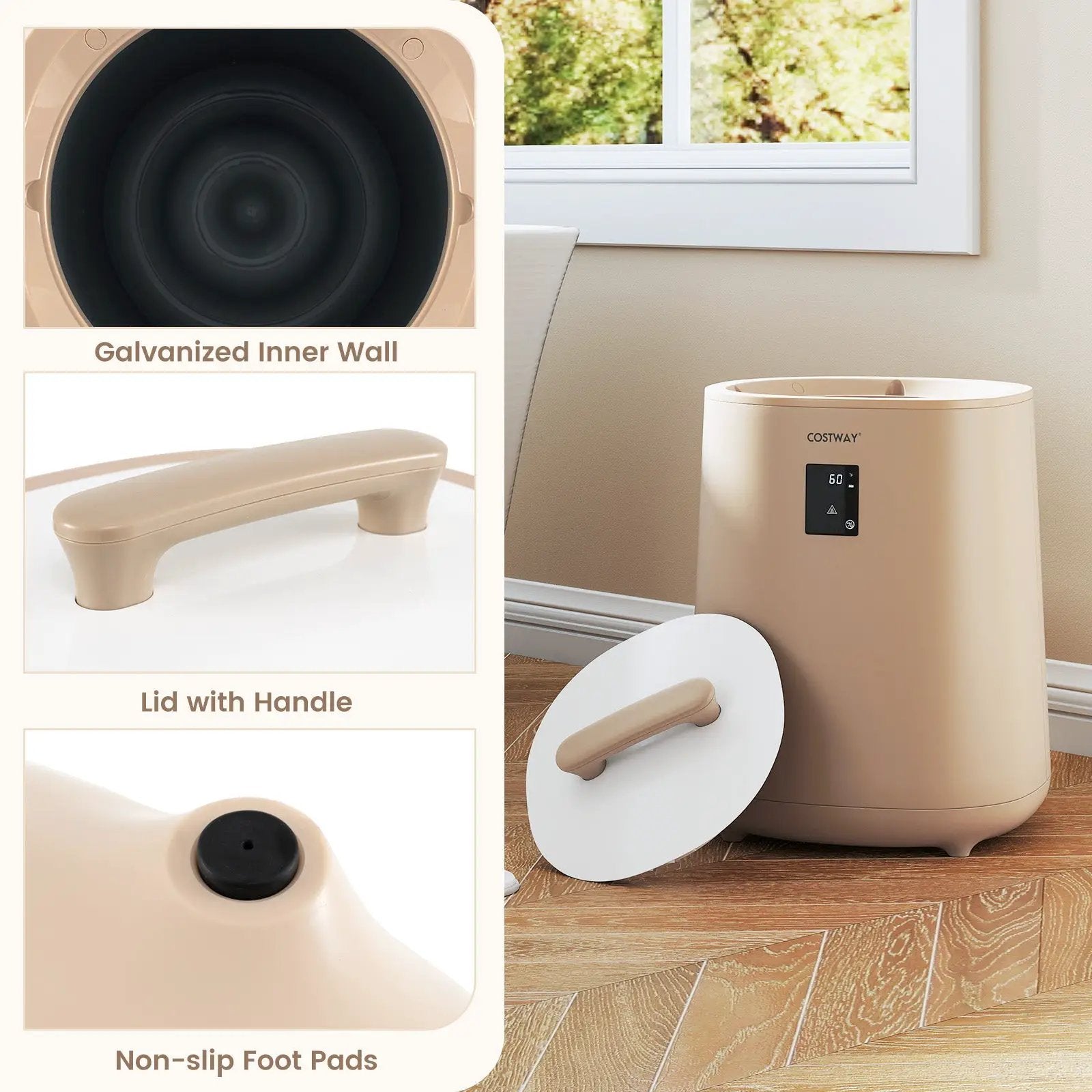 18L Large Towel Warmer with LED Display and Auto Shut off by DirectDeals