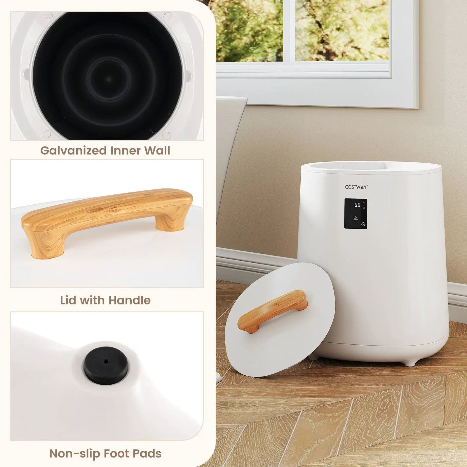 18L Large Towel Warmer with LED Display and Auto Shut off by DirectDeals