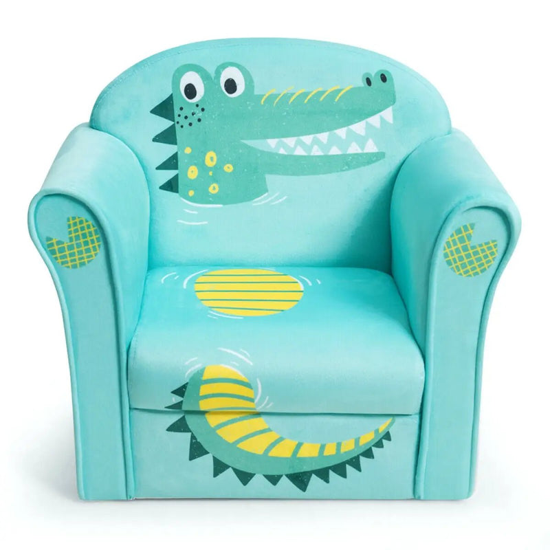 Kids Crocodile Armrest Upholstered Couch by DirectDeals
