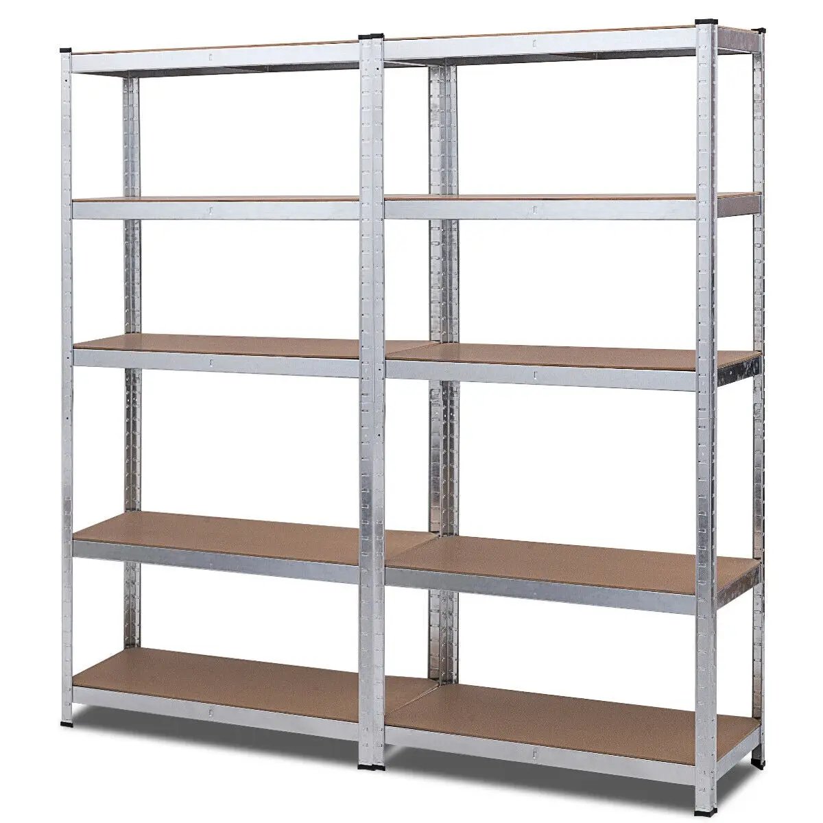 2 Pcs Storage Shelves Garage Shelving Units Tool Utility Shelves by DirectDeals